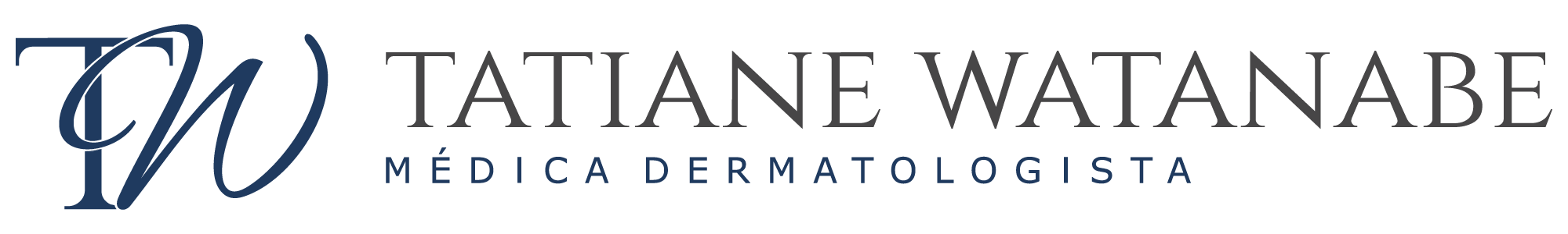 Logotipo — Dra. Tatiane Watanabe, Dermatologista